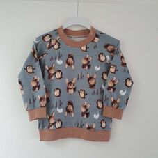 Kinderpulli mit der Overlock nähen